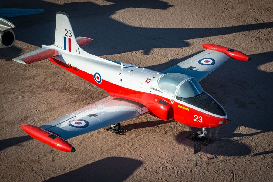 A picture of the Hunting Jet Provost T.3A