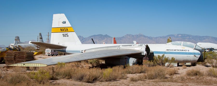 A picture of the Martin/General Dynamics WB-57F Canberra