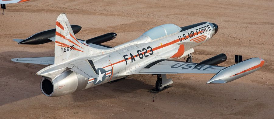 A picture of the Lockheed F-94C Starfire