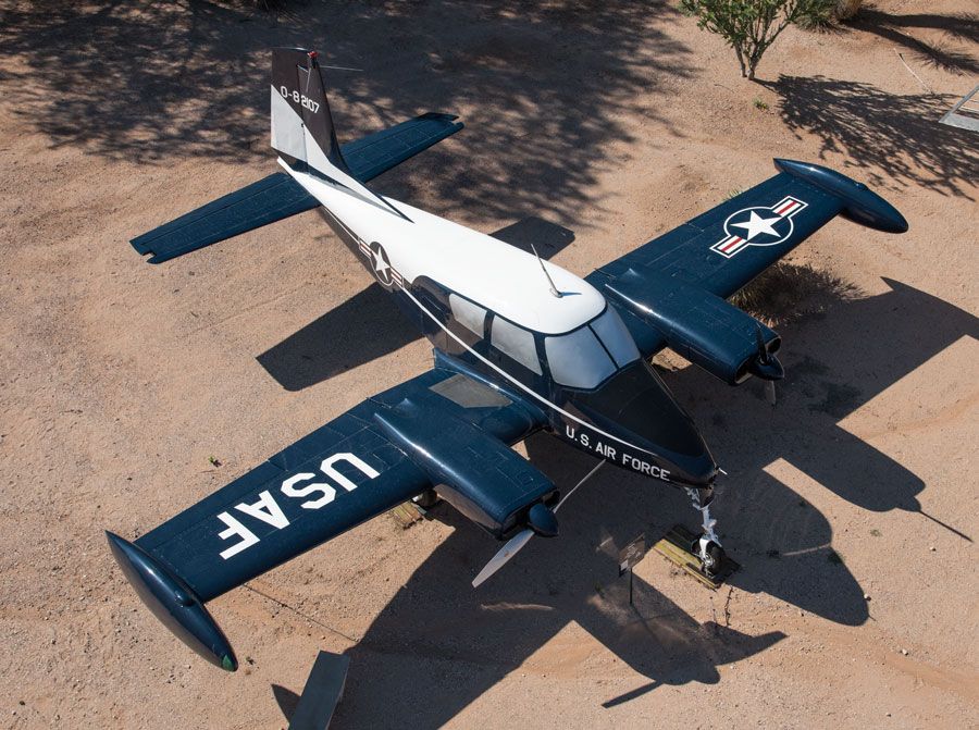 A picture of the Cessna U-3A Blue Canoe