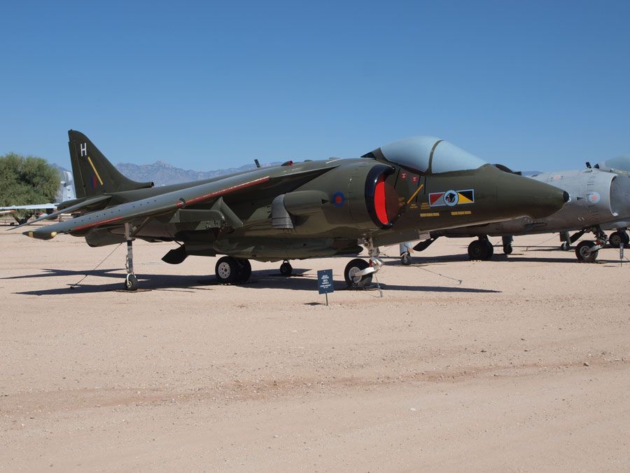 A picture of the British Aerospace Harrier II GR.5