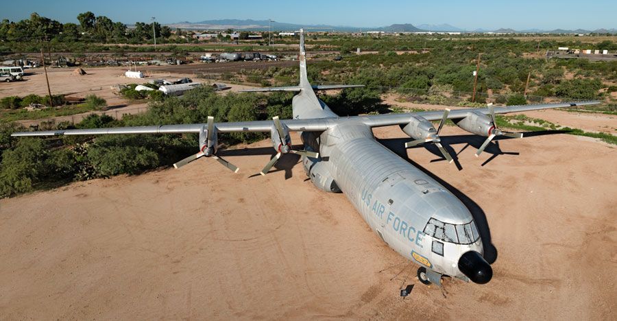 A picture of the Douglas C-133B Cargomaster