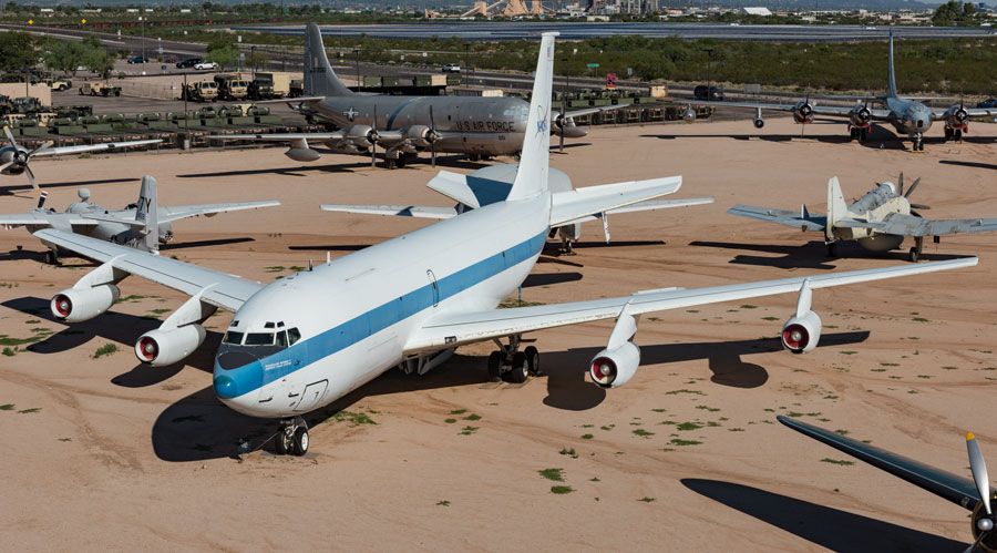 A picture of the Boeing KC-135A Stratotanker