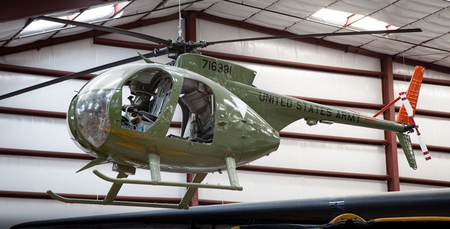 A picture of the OH-6A Cayuse