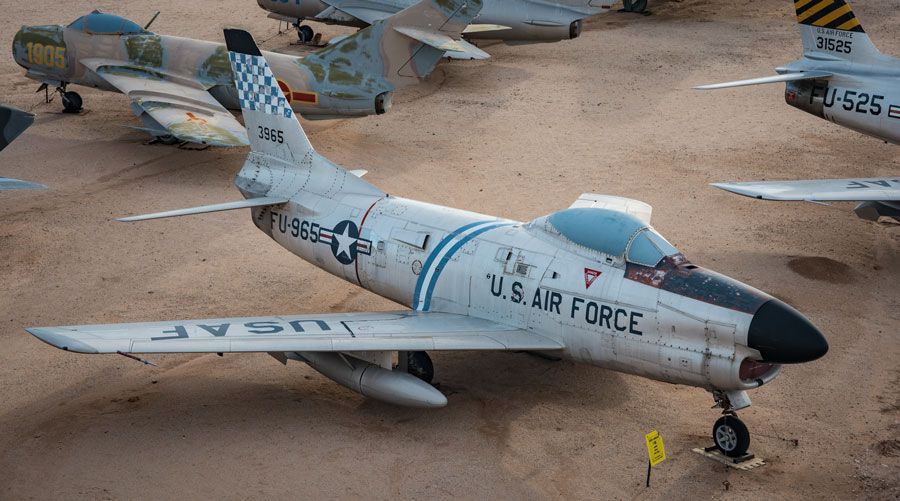 A picture of the North American F-86L Sabre