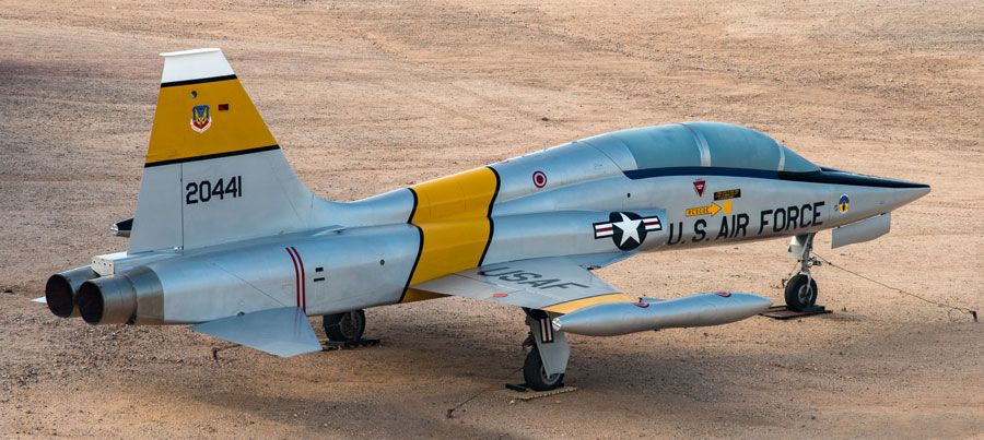 A picture of the F-5B Freedom Fighter
