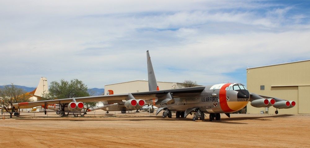 A picture of the Boeing B-52A Stratofortress