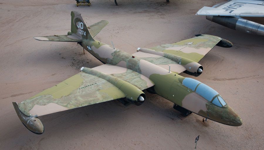 A picture of the Martin B-57E Canberra