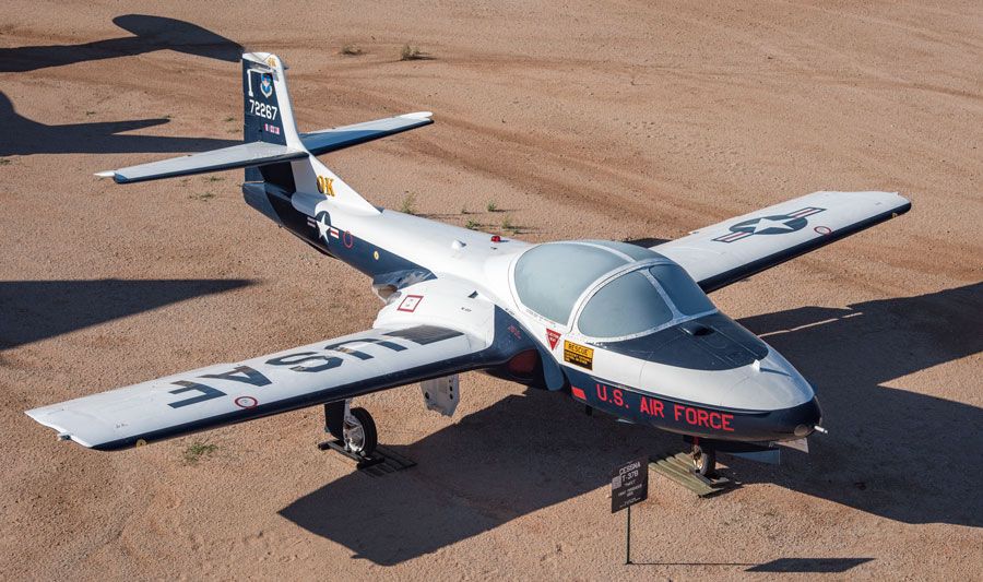 A picture of the Cessna T-37B Tweety Bird