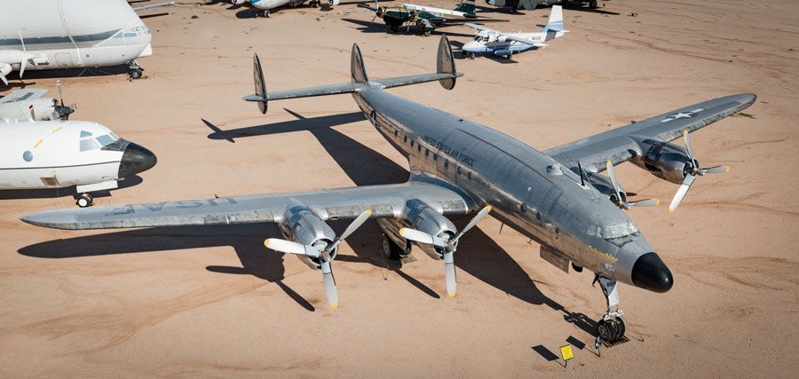 A picture of the Lockheed VC-121A Constellation