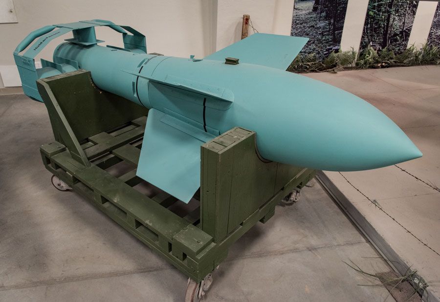 A picture of the Rhurstahl Fritz X Guided Bomb