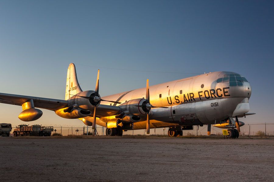 A picture of the Boeing KC-97G Stratofreighter