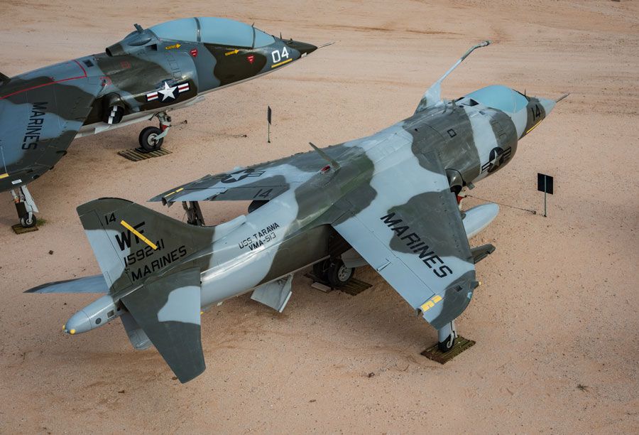 A picture of the Hawker Siddeley AV-8C Harrier