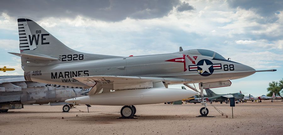 A picture of the Douglas A-4B Skyhawk