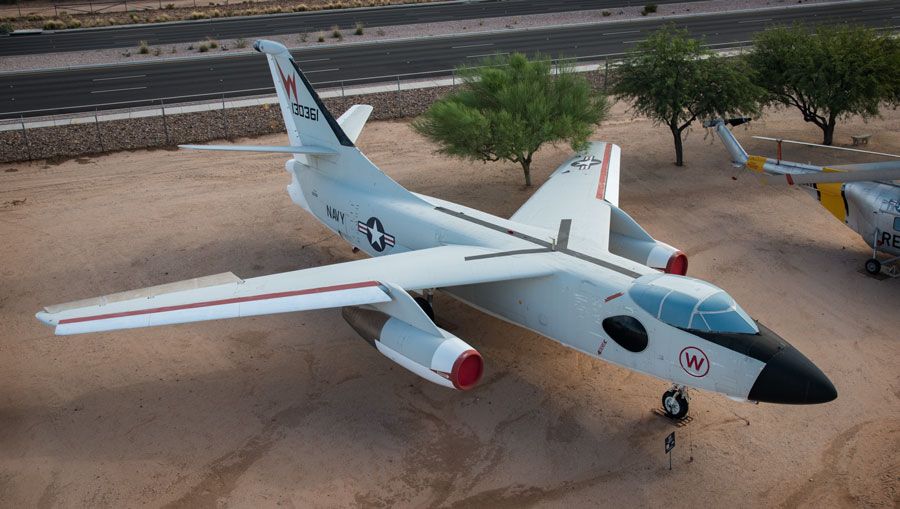 A picture of the Douglas YEA-3A Skywarrior