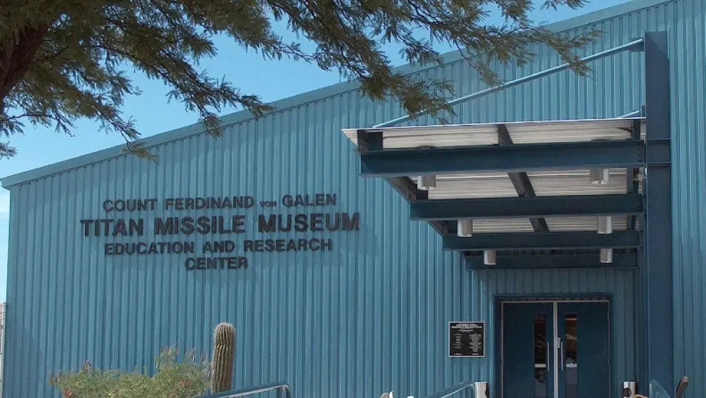 A picture of the entrance to the Titan Missile Museum 